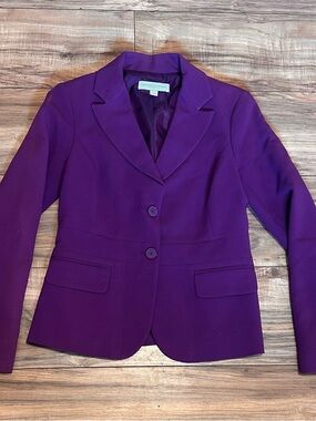 New York & Co. Purple Women's Tailored Blazer